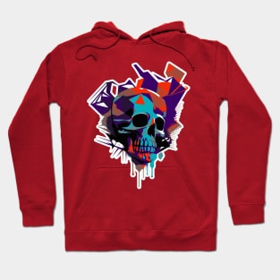 Electro Punk Skull Hoodie